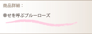 プリザーブドフラワー商品詳細